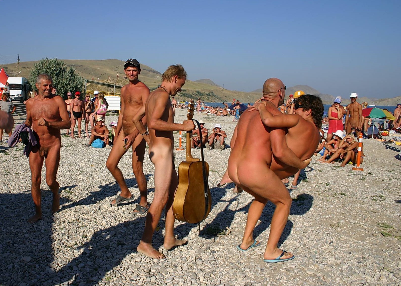 Pure Naturism Gallery Blue Haired Sand Dance - 2