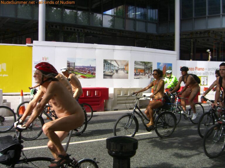 Embracing Freedom and the World Naked Bike Ride (WNBR) UK 2009 – A Vibrant Collection of Naturist Photos