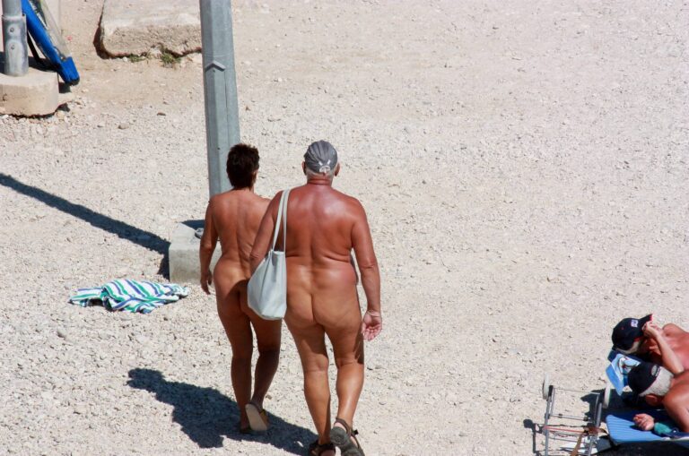 Embracing Freedom with a Boy and His Dad – Beach Walk in Pure Naturism Pics