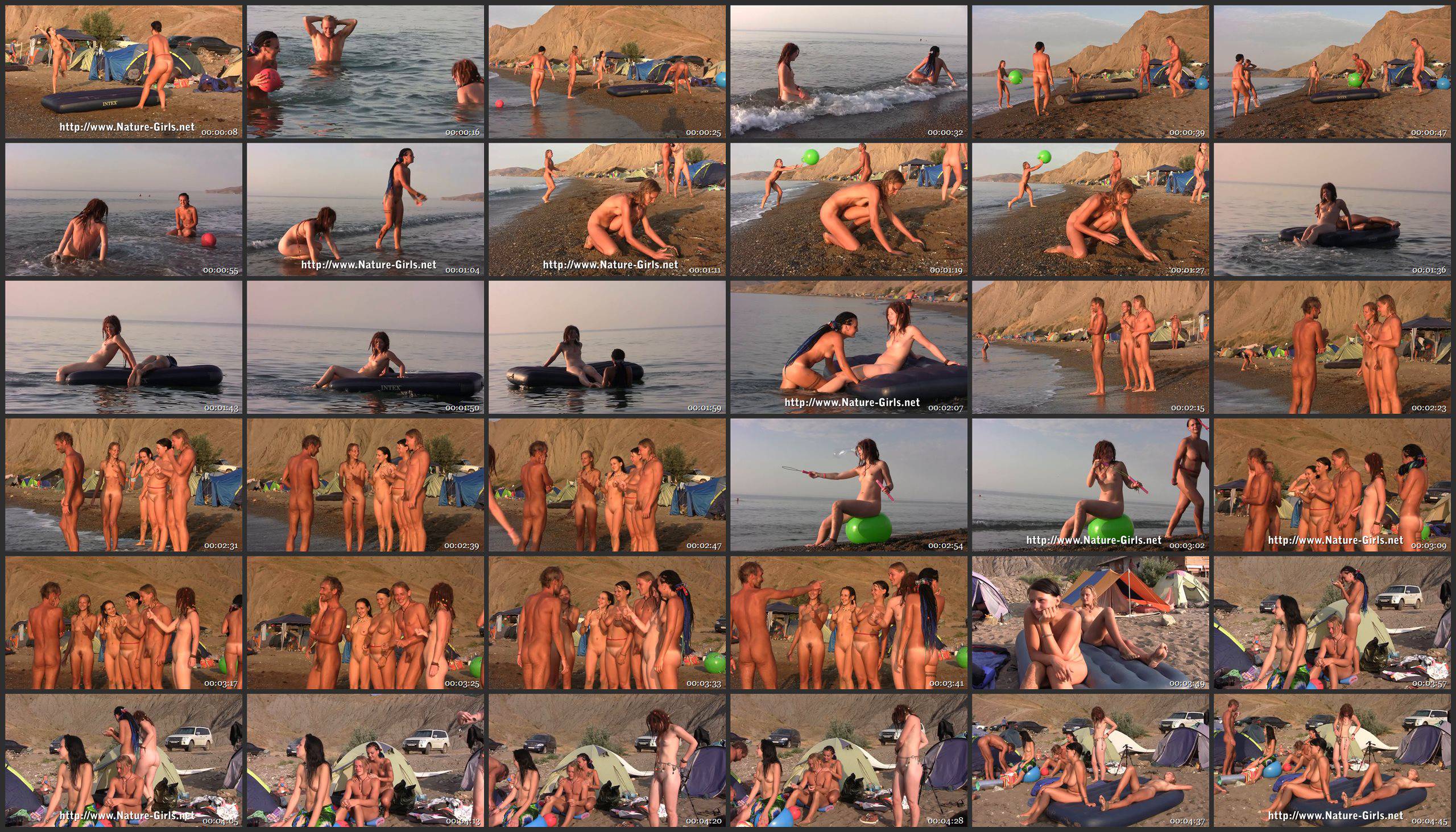 Exploring Freedom and Connection - Young Naturists on a Naturist Beach and a Dive into Naturist Videos - Thumbnails